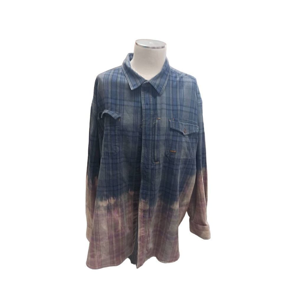 Ariat rebar long sleeve distressed modified